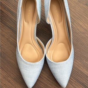 Size 8 Kelly & Katie Sky Blue Pointed Heels